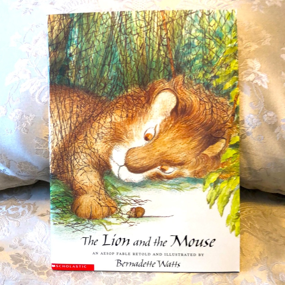 THE LION AND THE MOUSE by BERNADETTE WATTS-NWOT SCHOLASTIC CHILDRENS BOOK - #234